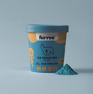 Fürree kutyafagyi por – Kék spirulina